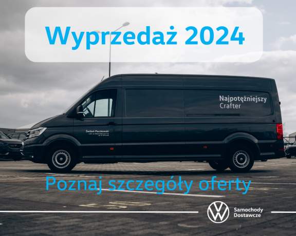 VW Crafter - wyprzedaż 2024