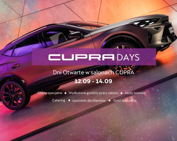 CUPRA Days - Dni Otwarte w CUPRA Studio Zielona Góra