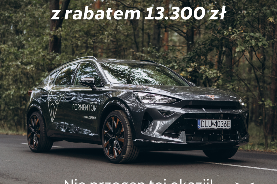 Nowy Formentor z silnikiem TDI – teraz z rabatem 13 300 zł!